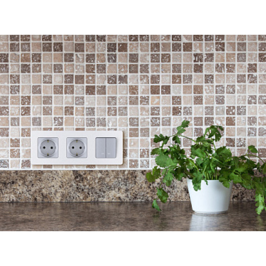 Legrand/Daccord INSPIRIA Алюминий Розетка 2К+З - немецкий стандарт - 16 А - 250 В