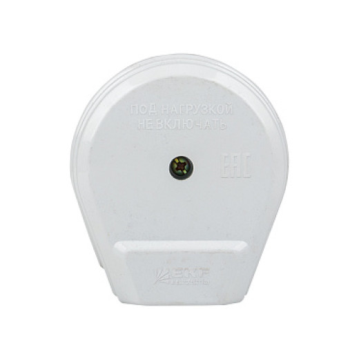 EKF PROxima Разъем РШ-ВШ 32А 250В 2P+PE (СУ) пластиковый бел.