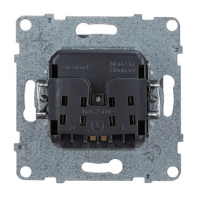 Legrand/Daccord SUNO Алюминий Розетка 2К 16А 250В. Винтовые зажимы.