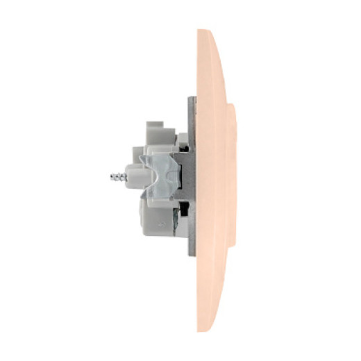 EKF PROxima Валенсия розетка 1-местная б/з 10А кремовая с защ. штор.