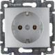 Legrand Valena Алюминий Розетка 1-ая с/з