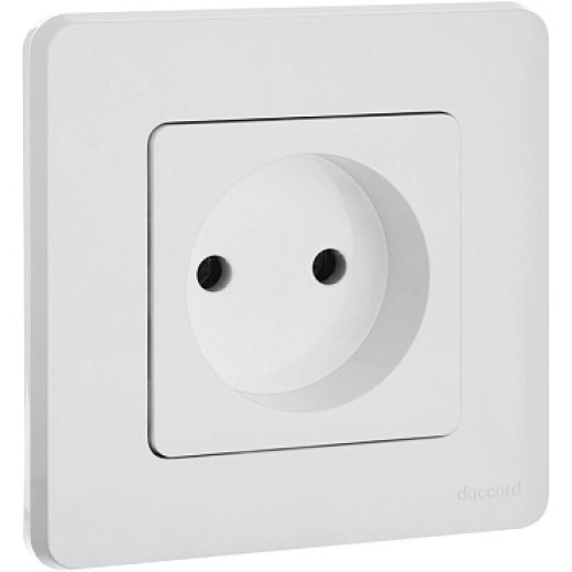 Legrand/Daccord INSPIRIA Белый Розетка 2К - 16 А - 250 В