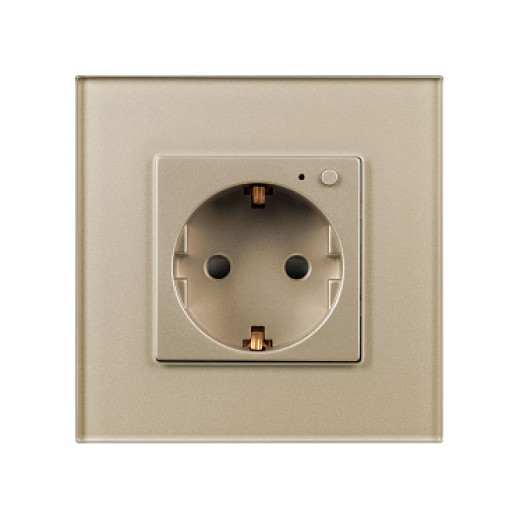 Arlight Розетка электрическая с Zigbee управлением SCT-OMALI-EUZB1-PL-GD (240V, 16A, Zigbee) (-)