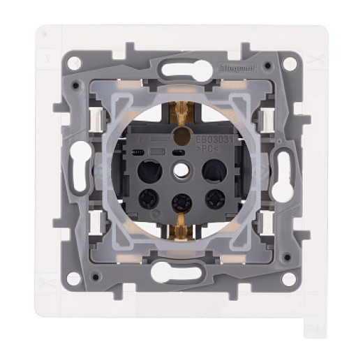 Legrand Etika Белый Розетка 2К+З IP44