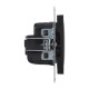Legrand/Daccord SUNO Антрацит Розетка 2К+З 16А 250В.Винтовые зажимы.