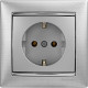Legrand Valena Алюминий Розетка 1-ая с/з