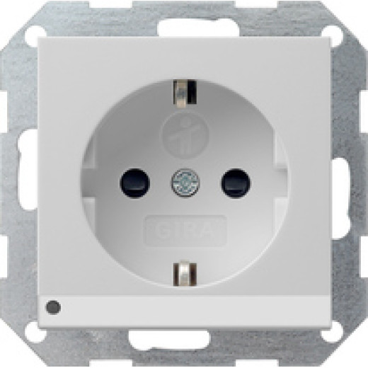 Gira Розетка с з/к и светодиодной подсветкой