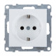 Legrand/Daccord SUNO Белый Розетка 2К+З 16А 250В с защитными шторками. Винтовые зажимы.