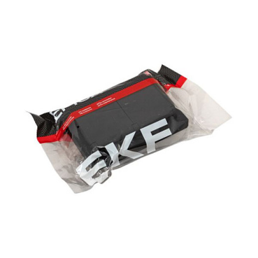 EKF Эпика Механизм розетки двойной, 16А, IP44, с заземлением, со шторками, с рамкой, с крышками, чёрный