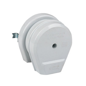 EKF PROxima Разъем РШ-ВШ 32А 250В 2P+PE (СУ) пластиковый бел.