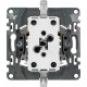 Legrand Valena Мех IN'MATIC Розетка 2-ная с/з, со шторками, безвинт. зажим