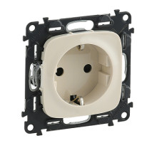 Legrand Valena ALLURE DIY Сл.кость Розетка 1-ая с/з, безвинт.зажим