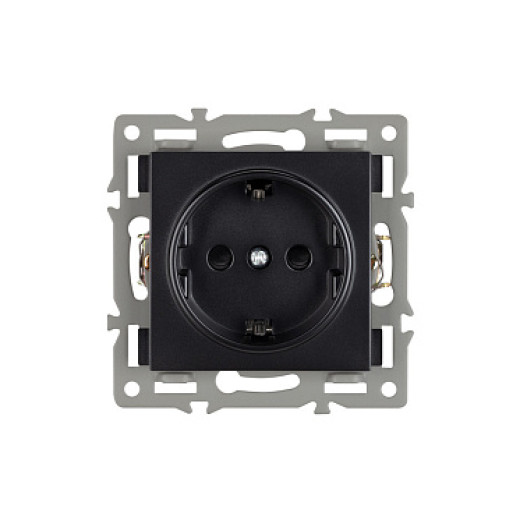 Arlight Механизм электрической розетки SCT-MEU1-PL-BK (250V, 16A) (-)