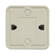 EKF PROxima Рим Розетка 1-местная 16А с заземлением белая