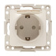 EKF PROxima Стокгольм Белый Розетка с/з, со шторками и крышкой, 16А, IP44