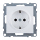Legrand/Daccord SUNO Белый Розетка 2К+З 16А 250В с защитными шторками.Безвинтовые зажимы.