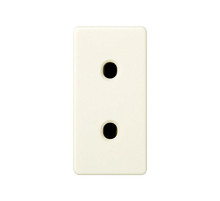 Simon 27 Мех Слоновая кость Розетка без заземления 2P, узкая, 16А 250В, S27
