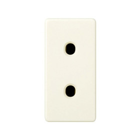 Simon 27 Мех Слоновая кость Розетка без заземления 2P, узкая, 16А 250В, S27