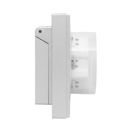 EKF Эпика Механизм розетки двойной, 16А, IP44, с заземлением, со шторками, с рамкой, с крышками, алюминий