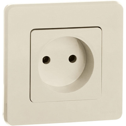 Legrand/Daccord INSPIRIA Слоновая кость Розетка 2К - 16 А - 250 В