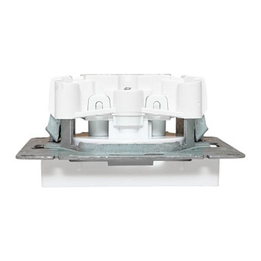 EKF Эпика Механизм розетки, 16А, без заземления, без шторок, белый