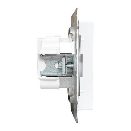 EKF Эпика Механизм розетки, 16А, без заземления, без шторок, белый