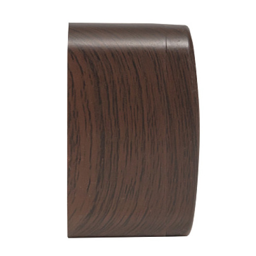 EKF Basic Минск Темное дерево Розетка б/з, 10А, ОП