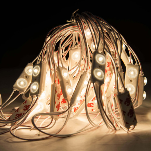 Модуль светодиодный ELF SOL+, 2SMD диод 2835, теплый белый