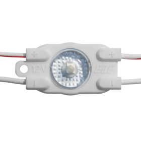 Модуль светодиодный ELF VIVO-2019, 1SMD диод 2835, с линзой, 12В, IP67, холодный белый