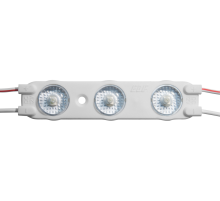 Модуль светодиодный ELF VIVO-2019, 3SMD диод 2835, с линзой, 12В, IP67, холодный белый