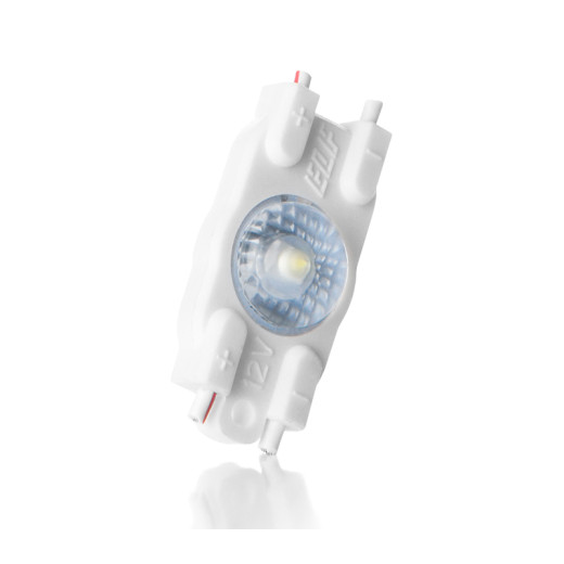 Модуль светодиодный ELF VIVO-2019, 1SMD диод 2835, с линзой, 12В, IP67, белый