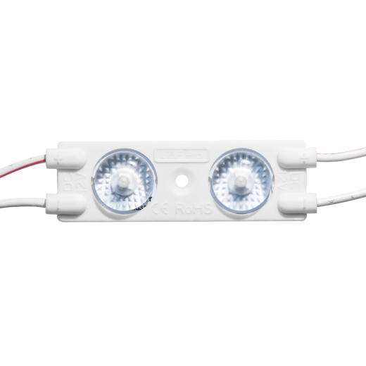 Модуль светодиодный ELFLED VIVO+ II PRO, 2SMD диод 2835, с линзой, 170гр.,12В, IP 67, белый