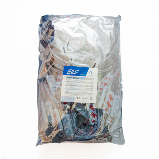 Модуль светодиодный ELF SOL+, 2SMD диод 2835, холодный белый