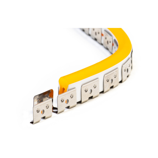 Профиль алюминиевый накладной гибкий ELF, 1000х08х16мм