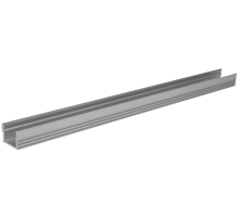 Профиль алюминиевый накладной ELF для LED, 2000х12х16мм