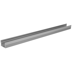 Профиль алюминиевый накладной ELF для LED, 2000х12х16мм