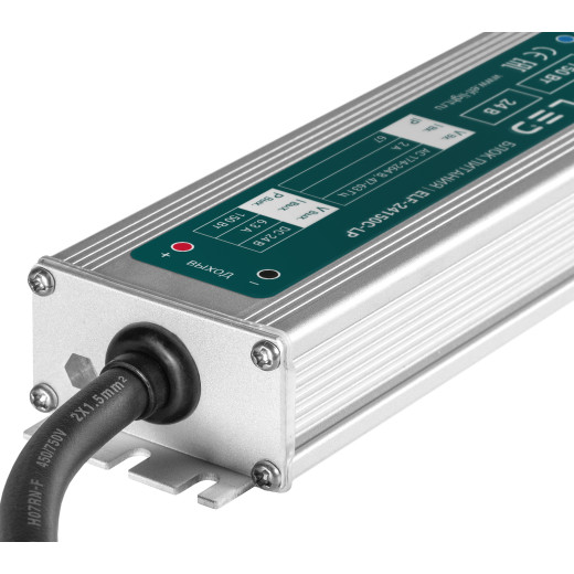 Блок питания герметичный компактный ELF, 24В, 150Вт, металл, IP67