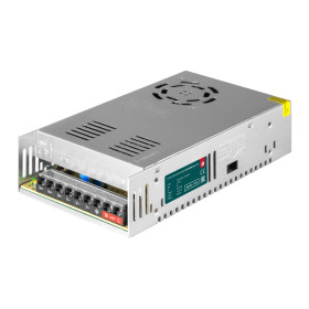 Блок питания интерьерный ELF, 24В, 400Вт, компактный металлический перфорированный корпус, кулер (JH