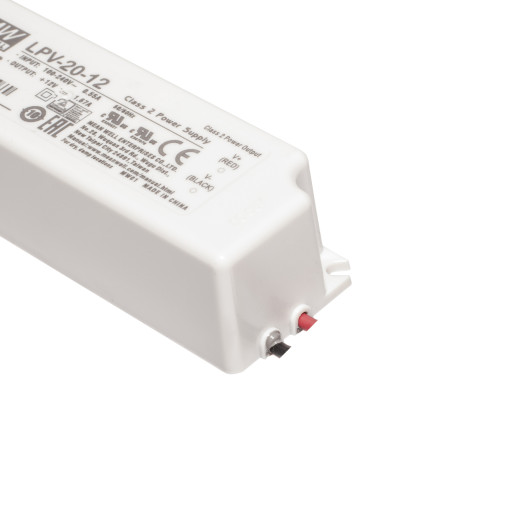 Блок питания Mean Well, герметичный, LPV-20-12, в пластиковом корпусе