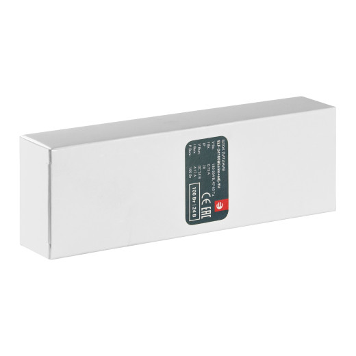 Блок питания интерьерный ELF, 24В (adj), 100Вт, плоский металлический перфорированный корпус черный