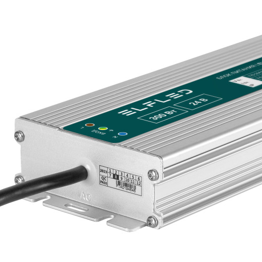 Блок питания герметичный компактный ELFLED, 24В, 300Вт, металл, IP67