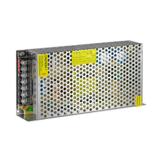 Блок питания интерьерный ELF, 12В, 200Вт, компактный металлический перфорированный корпус (JH)