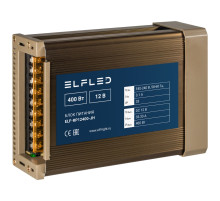 Блок питания уличный дождезащитный ELF, 12В, 400Вт