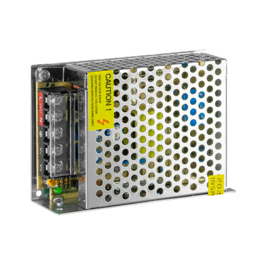 Блок питания интерьерный ELF, 12В, 60Вт, компактный металлический перфорированный корпус (JH)