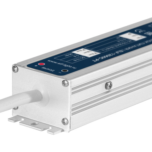 Блок питания герметичный компактный  ELF, 12В, 60Вт, металл, IP67