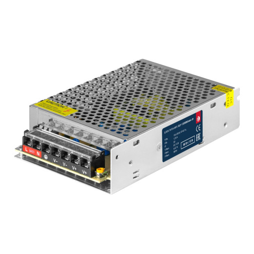 Блок питания интерьерный ELF, 12В, 80Вт, компактный металлический перфорированный корпус (JH)