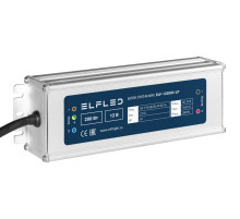 Блок питания герметичный компактный ELF, 12В, 200Вт, металл, IP67