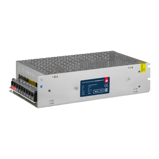 Блок питания интерьерный ELF, 12В, 300Вт, компактный металлический перфорированный корпус, кулер (JH)