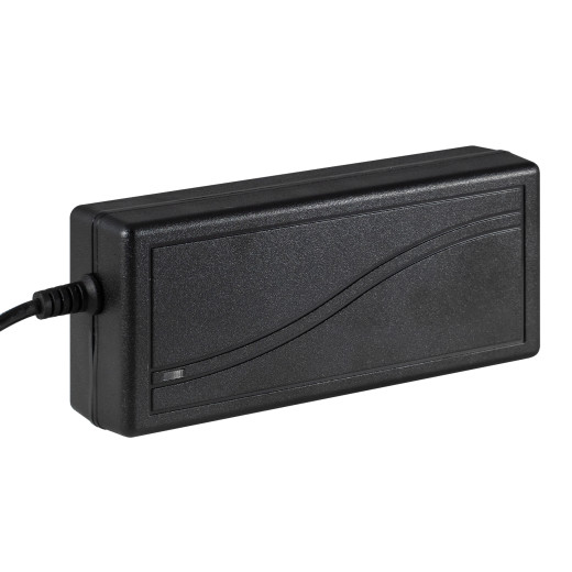 Адаптер сетевой ELFLED 12В, 5A, 60W (черный корпус) с проводом, со штекером 5,5мм