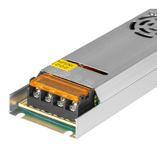 Блок питания интерьерный ELF, 24В, 300Вт, ультратонкий металлический перфорированный корпус с кулером